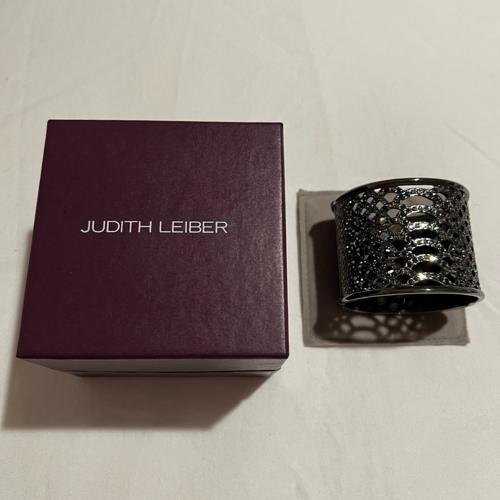 Judith Lieber cuff bracelet